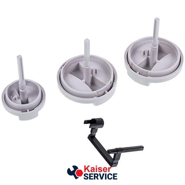 Комплект ручок керування (3 шт.) для газового котла Vaillant Turbo/Atmo MAX Pro/Plus 114288 11097802 фото