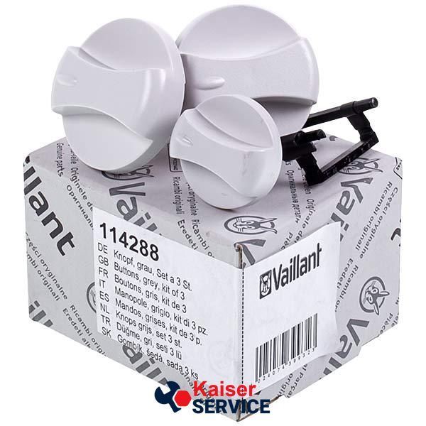 Комплект ручок керування (3 шт.) для газового котла Vaillant Turbo/Atmo MAX Pro/Plus 114288 11097802 фото