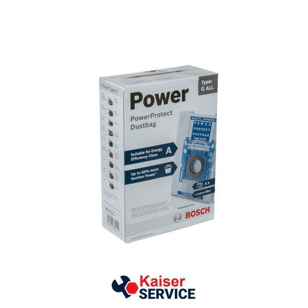 Набор мешков (4шт) Type G ALL + фильтр BBZ41FGALL для пылесоса BOSCH, Siemens 17000816 (576863) 617214 фото