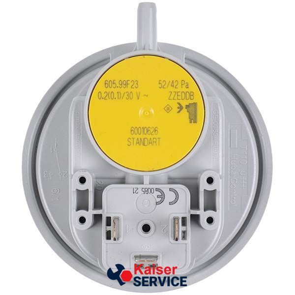 Реле тиску повітря (пресостат) Huba Control 52/42 Па для газового котла 6YPRESSO00 492681 фото