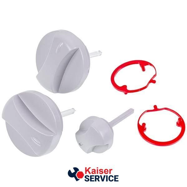 Комплект ручок керування (3 шт.) для газового котла Vaillant Turbo/Atmo TEC Pro/Plus mini 0020074963 11097803 фото