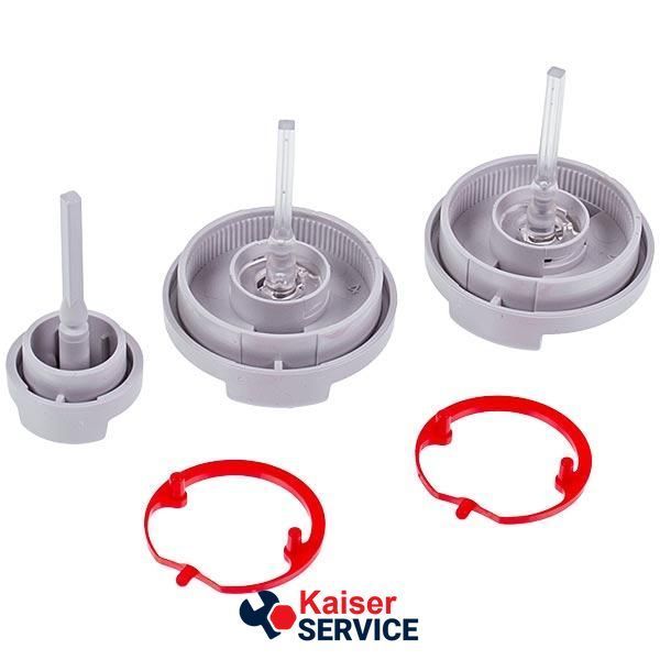Комплект ручок керування (3 шт.) для газового котла Vaillant Turbo/Atmo TEC Pro/Plus mini 0020074963 11097803 фото