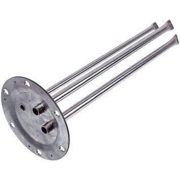 Фланець під сухі тени для бойлера Electrolux 50266820005 (нержавіюча сталь) D зовнішній=167mm L трубок=410/430mm (під анод M8) 615888 фото