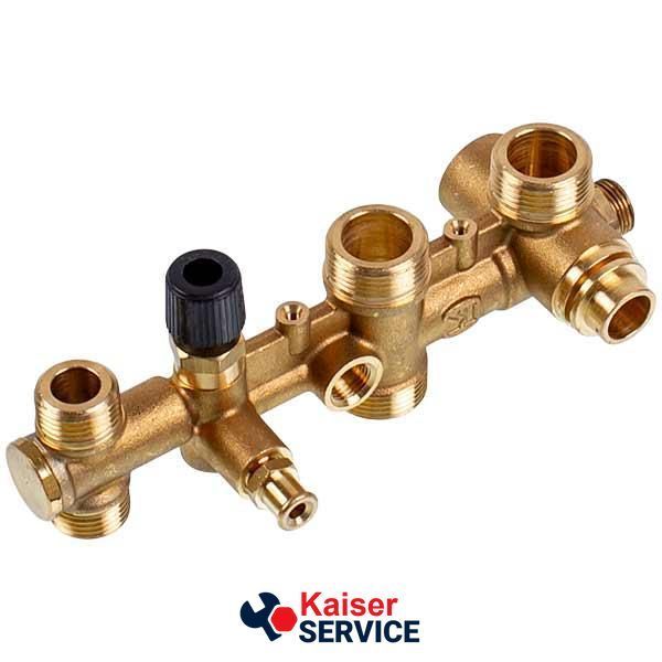 Гідравлічний вузол колекторний для газового котла Italtherm City Basic, Tiberis Mini, Oberon 510000098 11093139 фото