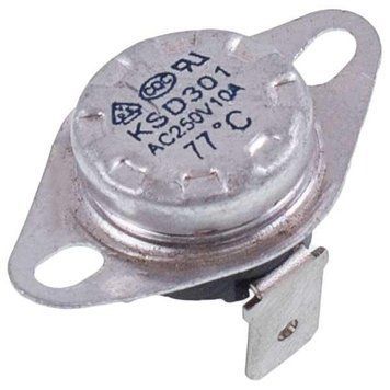 Термостат KSD301 77&deg;C 10A 250V для бойлера Thermex 642360 фото