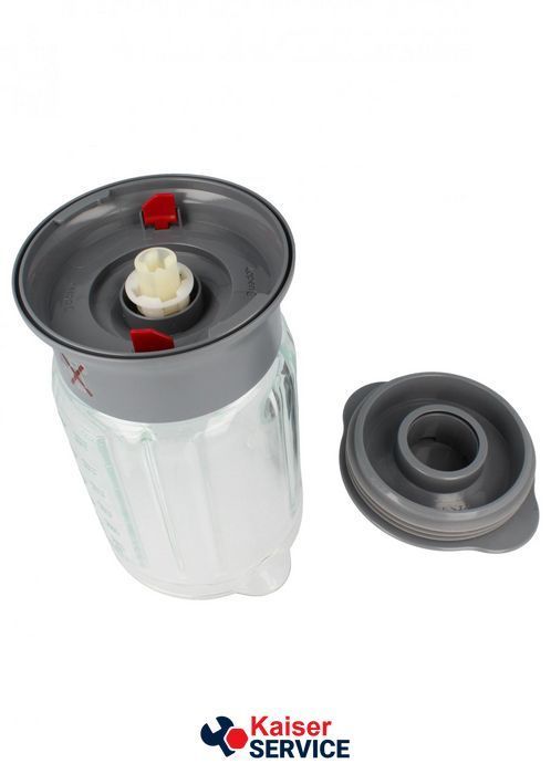 Чаша блендера в складанні 1200ml (скло) для кух. комб. KENWOOD сірий (аксесуар) (KW715833) 289086 фото