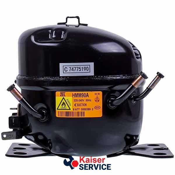 Компрессор для холодильника ZANUSSI ZEL HMM90A R600a 92W (с пусковым реле) 616828 фото