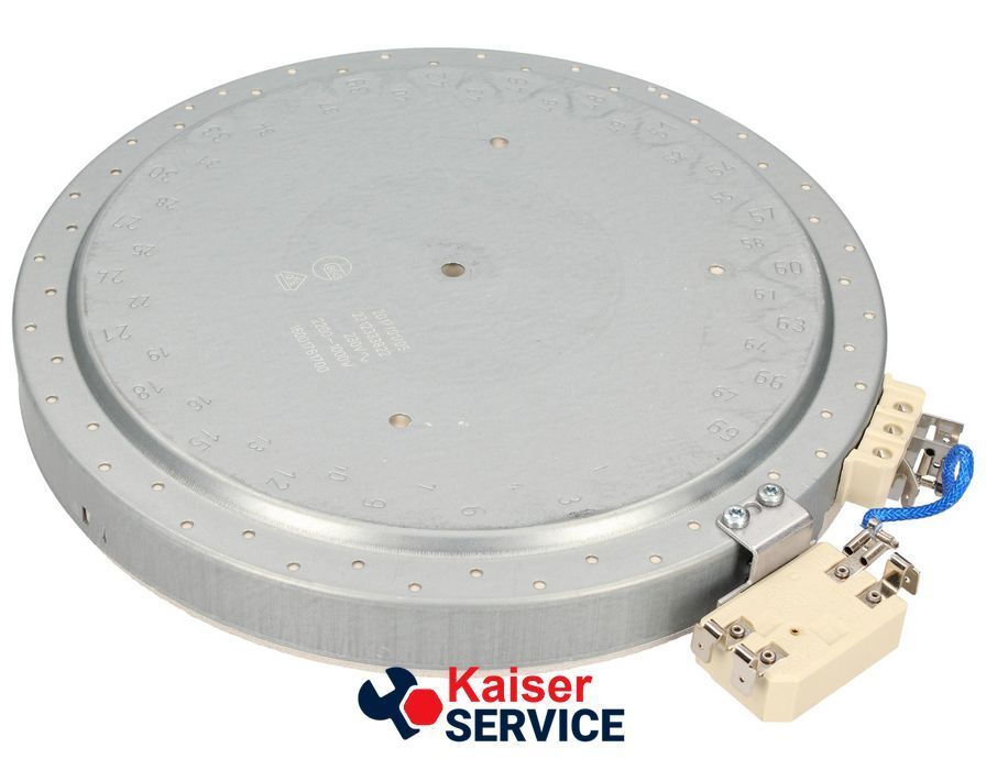 Конфорка для склокерів. поверх. D=205/140mm 2200W/1000W INDESIT (C00089645) 282285 фото