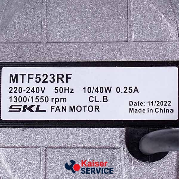 Двигатель (вентилятор) обдува для холодильника SKL 10-20/82 TS 10W 220V 0.25A 1300/1550 RPM 11091584 фото