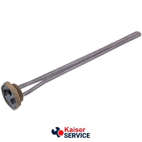 Тэн для чугунных батарей Kawai 1200W (нержавейка) L=365mm D резьбы= 1 1/4'' (резьба правая) 642515 фото