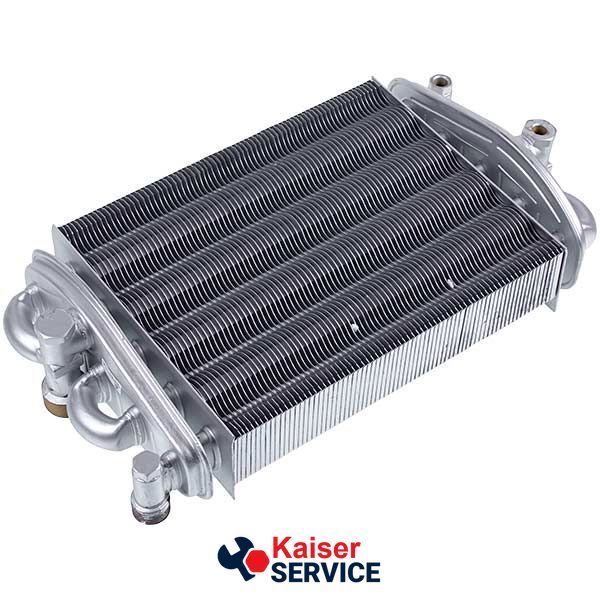 Теплообменник битермический для газового котла Teplowest Optima АГД - 24 493390 фото