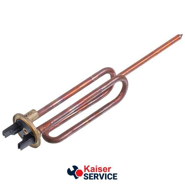 Тен для бойлера Kawai 184280 під анод 1500W (мідний), L=265mm фланець 48mm, 1 трубка під датчик 615894 фото