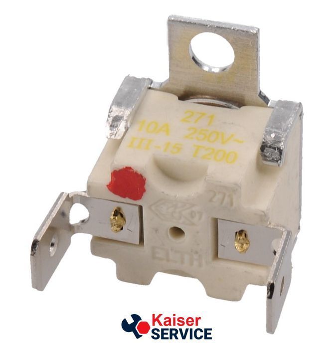 Термостат духовки 115&deg;C 10A 250V Zanussi (3570560056) 154834 фото