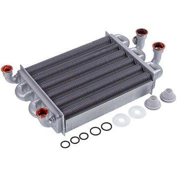 Теплообмінник бітермічний для газового котла BAXI 5700520 493569 фото