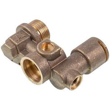 Корпус датчика протока ГВС для газового котла Vaillant atmo/turbo MAX pro/plus VUW 194819 617365 фото
