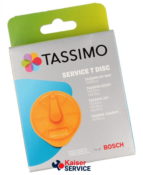 Сервисный диск T-Disc для капсульной кофемашины оранжевый BOSCH (17001491) 402206 фото