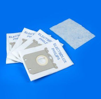 Набор мешков (4шт) микроволокно ELMB01K S-BAG WORWO Phillips, Electrolux 11194078 фото