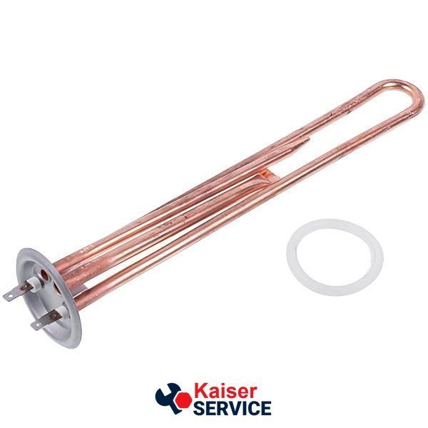 Тен для бойлера BALCIK 1300W (мідний), фланець 64mm, 2 трубки під датчик (під анод M6) 11091414 фото
