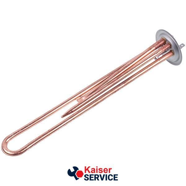 Тен для бойлера BALCIK 1300W (мідний), фланець 64mm, 2 трубки під датчик (під анод M6) 11091414 фото
