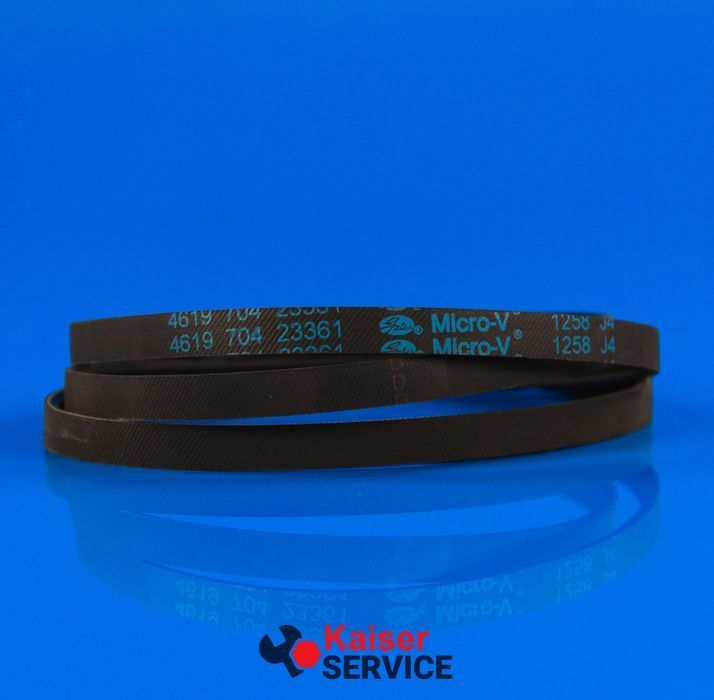 Ремінь 1258 J4 &laquo;Micro-V&raquo; чорний 639804 фото