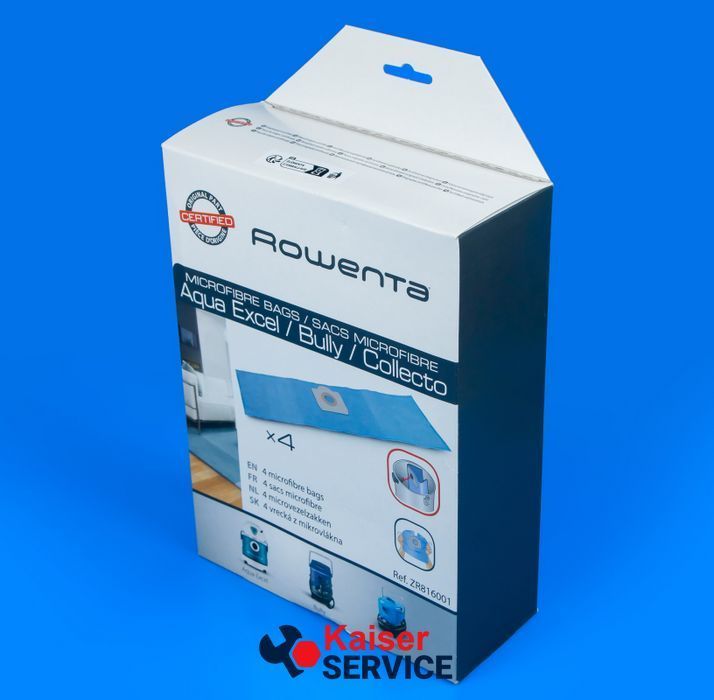 Набір мішків 4шт Rowenta ZR816001 11194079 фото