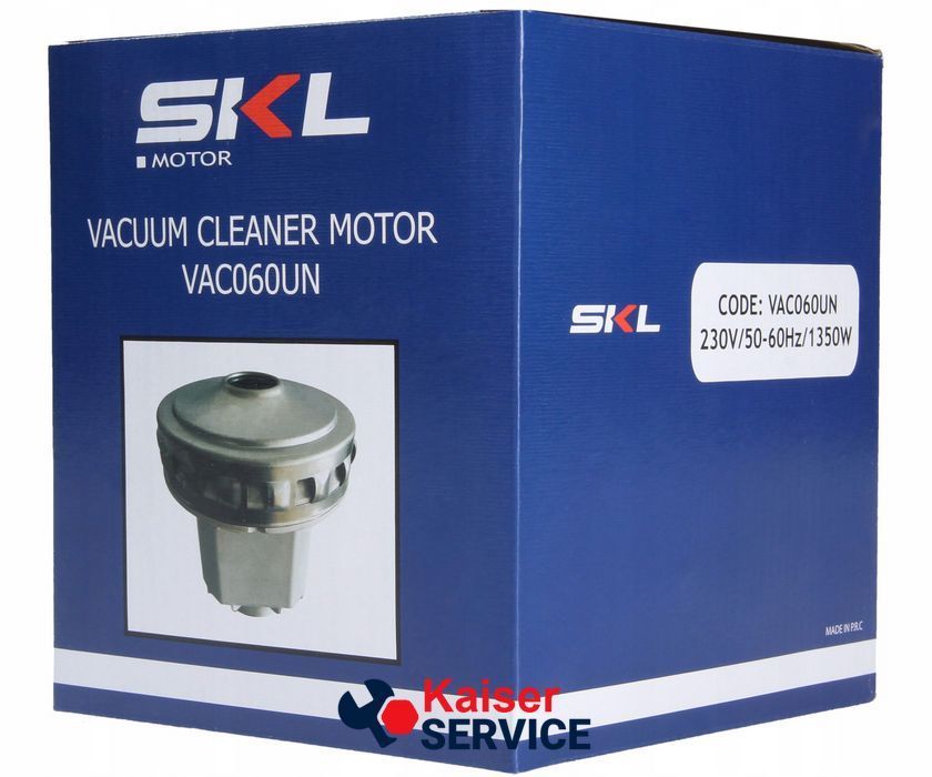 Двигун для мийного пилососа D=134/90 mm H=31/130 mm 1350W SKL VAC060UN (VAC060UN) 409680 фото